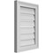 Ekena Millwork Vertical Surface Mount PVC Gable Vent: Functional, w/ 2"W x 1-1/2"P Brickmould Frame, 14"W x 20"H GVPVE14X2002SF - alternate 3
